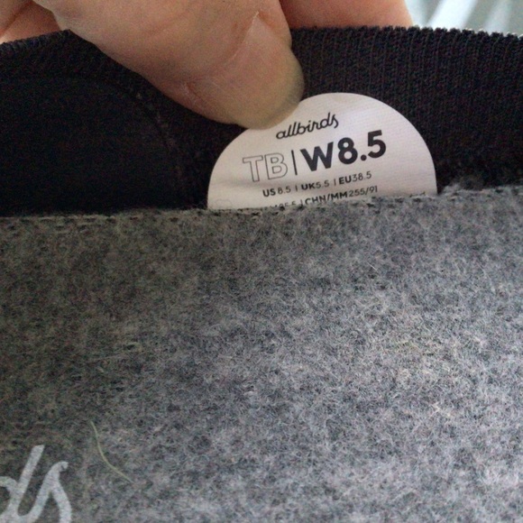 Allbirds Navy Blue Tree Breezers Ballet Flats New Condition Size 8.5” - Picture 5 of 6